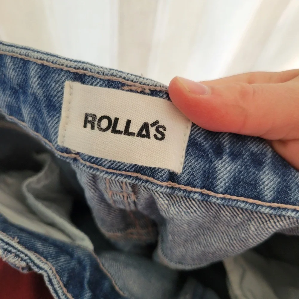 Rolla's Elle Super High Rise Relaxed Jeans Blue Size 27 - Picture 8 of 12